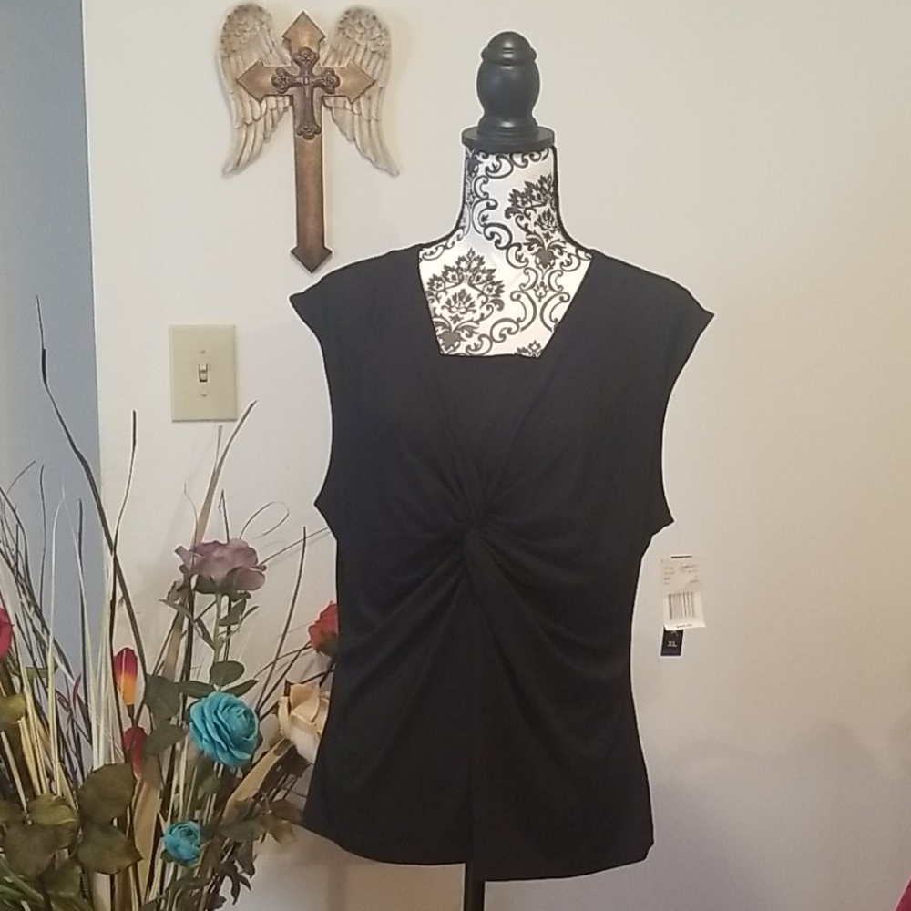 Briggs New York  Dress Sleeveless Shirt